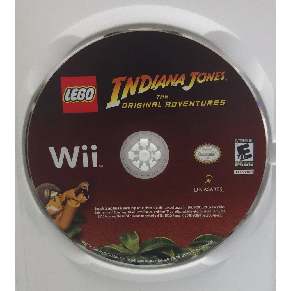 LEGO Indiana Jones Original Adventures & Adventure Continues Bundle Nintendo Wii